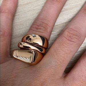 Henri Bendel rose good stack ring